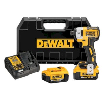 KIT PARAFUSADEIRA DE IMPACTO 1/4" 20V MAX DCF877M2-BR (127V)