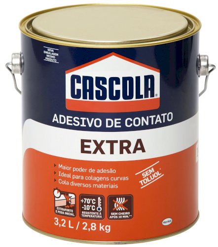CASCOLA EXTRA 2,8 KG SEM TOLUOL