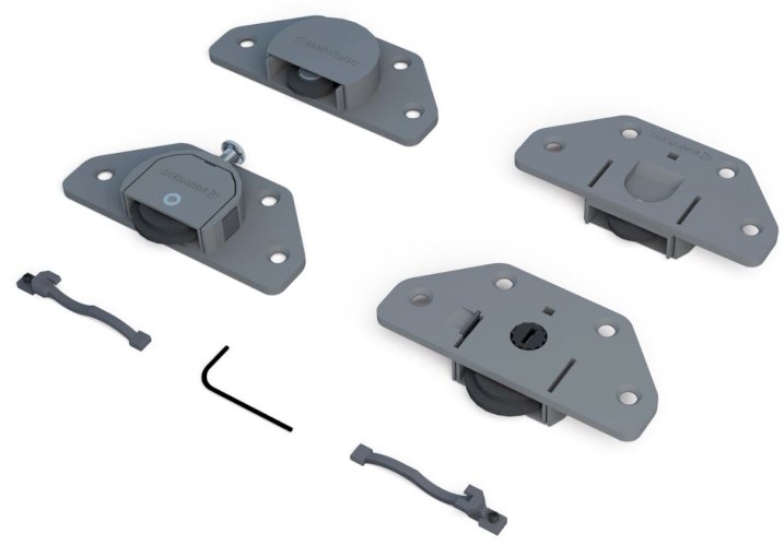 KIT CD30CX COM FREIO (1 PORTA)