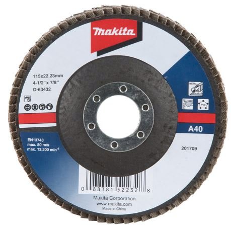 FLAP DISCO 4.1/2" (115 MM) GRÃO # 40