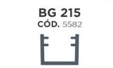 BAGUETE BG-215 PVC CRISTAL 3,00 MT