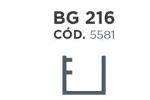 BAGUETE BG-216 PVC CRISTAL 3,00 MT