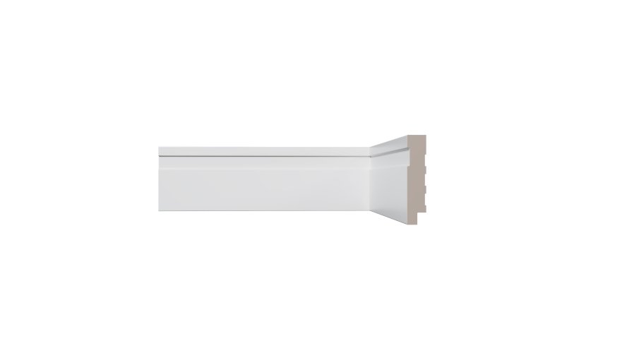 RODAPÉ BRANCO FRISADO 2400 X 15 X 70 MM