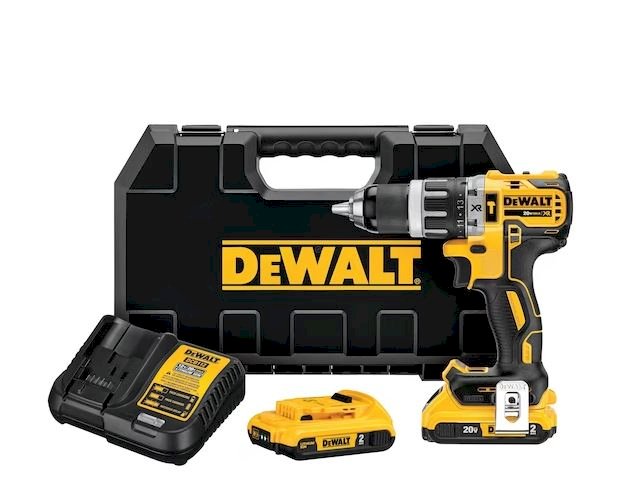 KIT PARAFUSADEIRA/FURADEIRA COM IMPACTO 1/2" 20V MAX* DCD796D2-BR (220V)